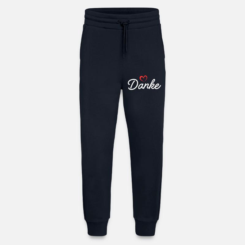Danke Herz Script - Jogginghose - made by SPREAD - DARK NAVY