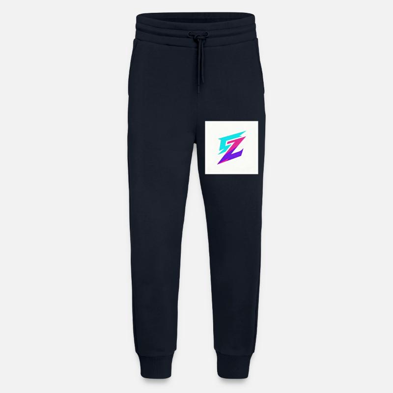Zigzag Neon Gradient Logo - Jogging Pants - made by SPREAD - DARK NAVY