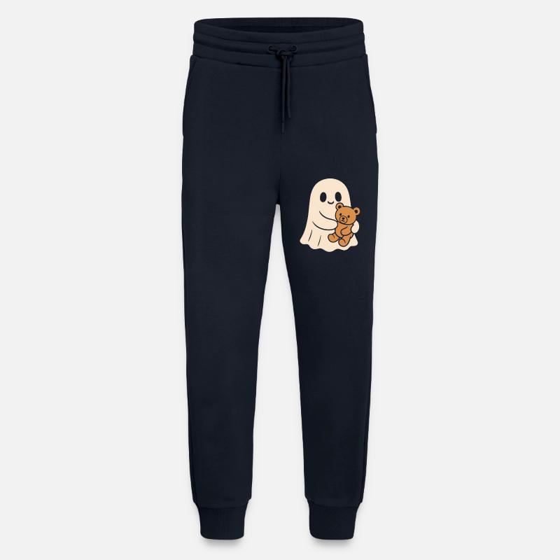 Cuddly Ghost with Teddy - Jogging Pants - made by SPREAD  - DARK NAVY