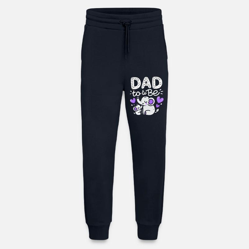 Vater wird Elefant Baby Enthüllung, Väter - Jogginghose - made by SPREAD - DARK NAVY