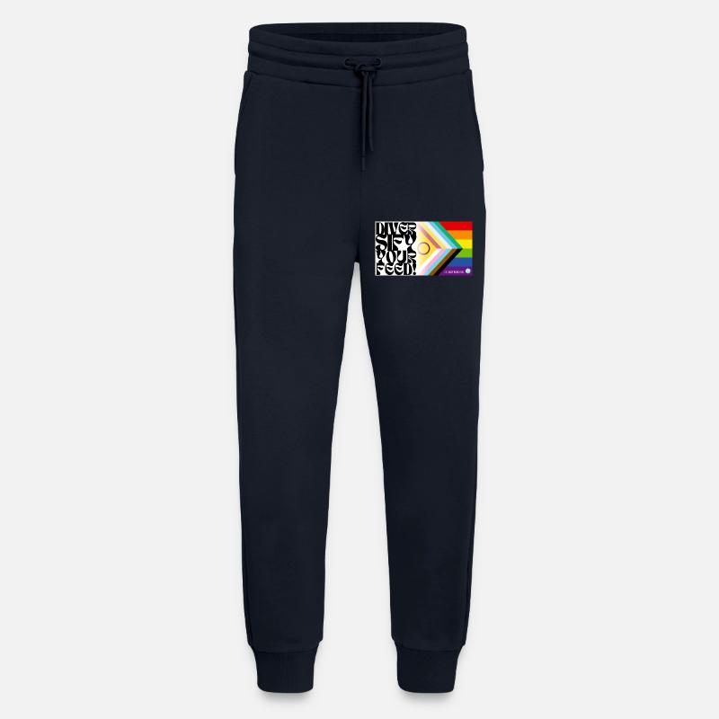 🌈♿ Pride & Disability – Inklusive Flagge - Jogginghose - made by SPREAD - DARK NAVY