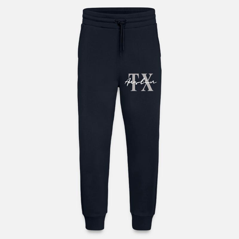 Austin Texas TX - Jogging Pants - made by SPREAD  - DARK NAVY