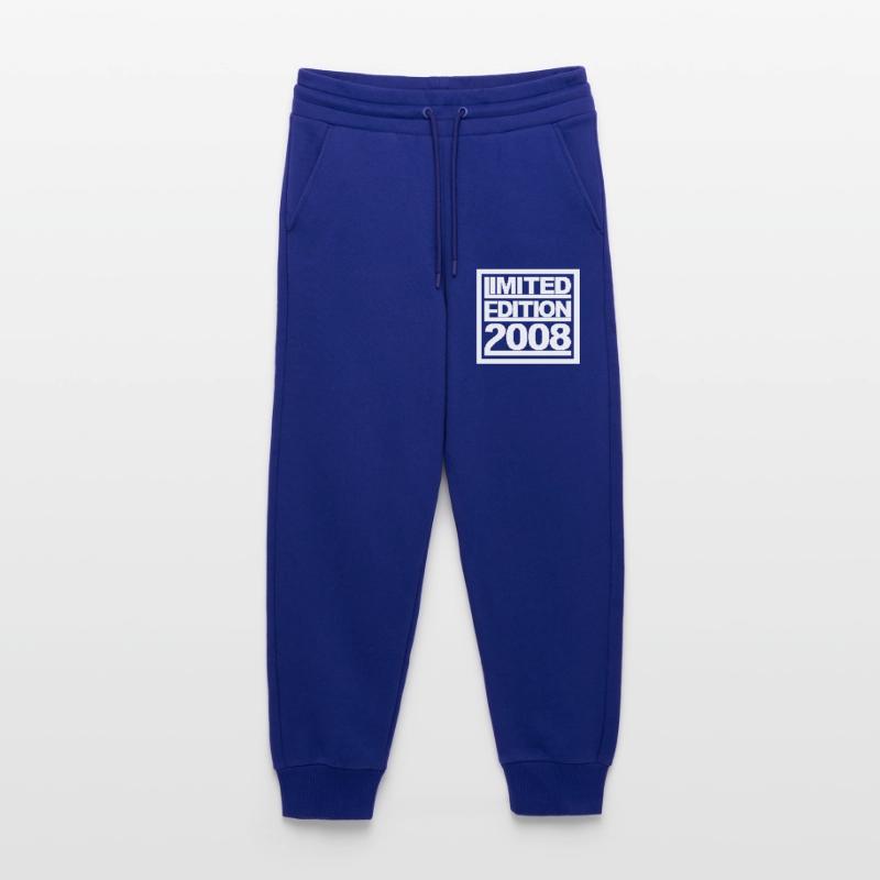Edition Limitée 2008 Design Anniversaire Pantalon de jogging bio décontracté fabriqué en UE