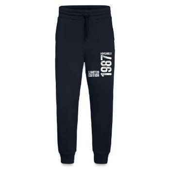 Novembre 1987 Édition Limitée Novembre 1987 - Pantalon de jogging bio décontracté fabriqué en UE - DARK NAVY - Devant