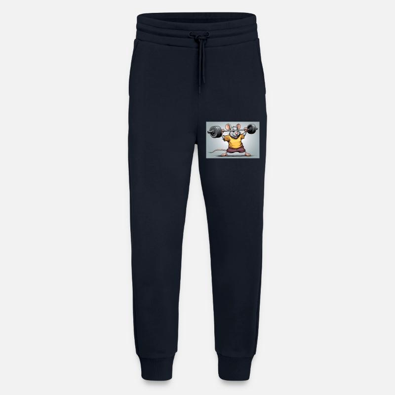 Power mouse during strength training - Jogging Pants - made by SPREAD  - DARK NAVY