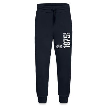 Novembre 1975 Édition Limitée Novembre 1975 - Pantalon de jogging bio décontracté fabriqué en UE - DARK NAVY - Devant