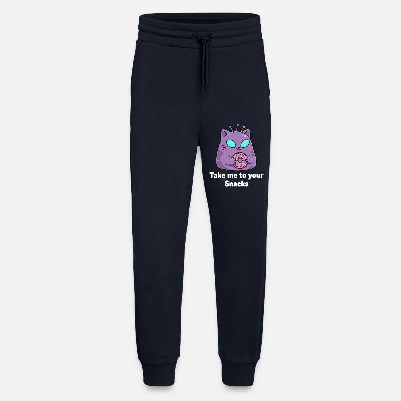Cute Donut Cat Snack Seducer - Jogging Pants - made by SPREAD  - DARK NAVY