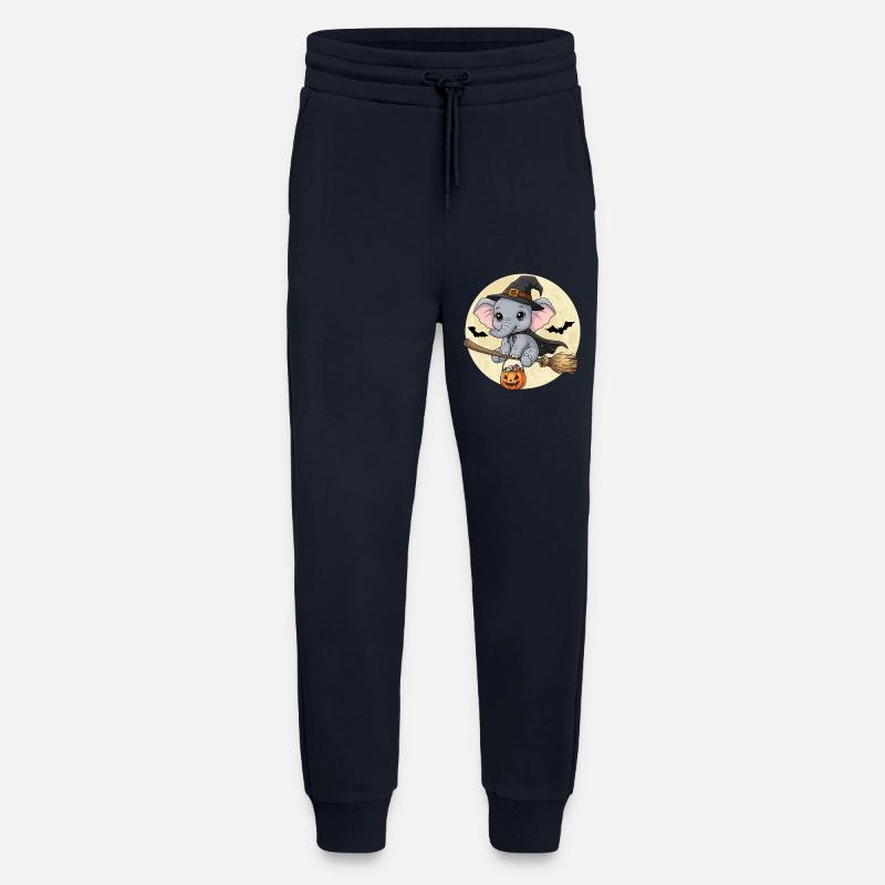 Cute Elephant Witch Halloween - Jogging Pants - made by SPREAD  - DARK NAVY