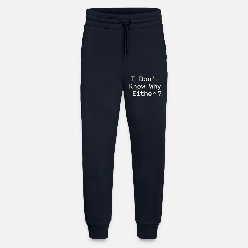 Ethischer Nihilismus, Existenzieller Humor, - Jogginghose - made by SPREAD - DARK NAVY