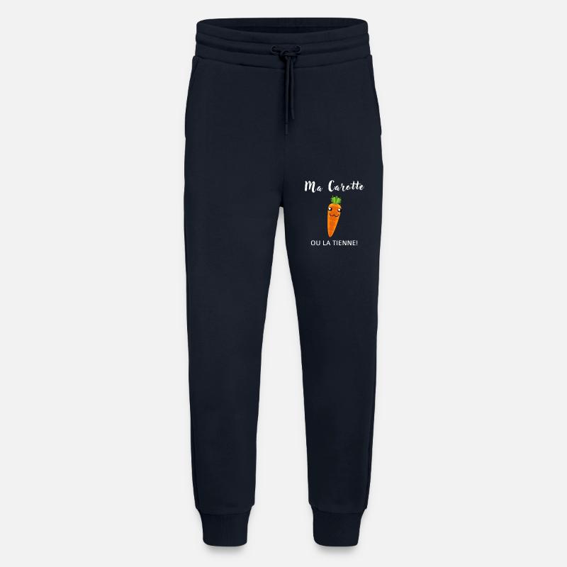 Meine lächelnde Karotte oder deine - Jogginghose - made by SPREAD - DARK NAVY