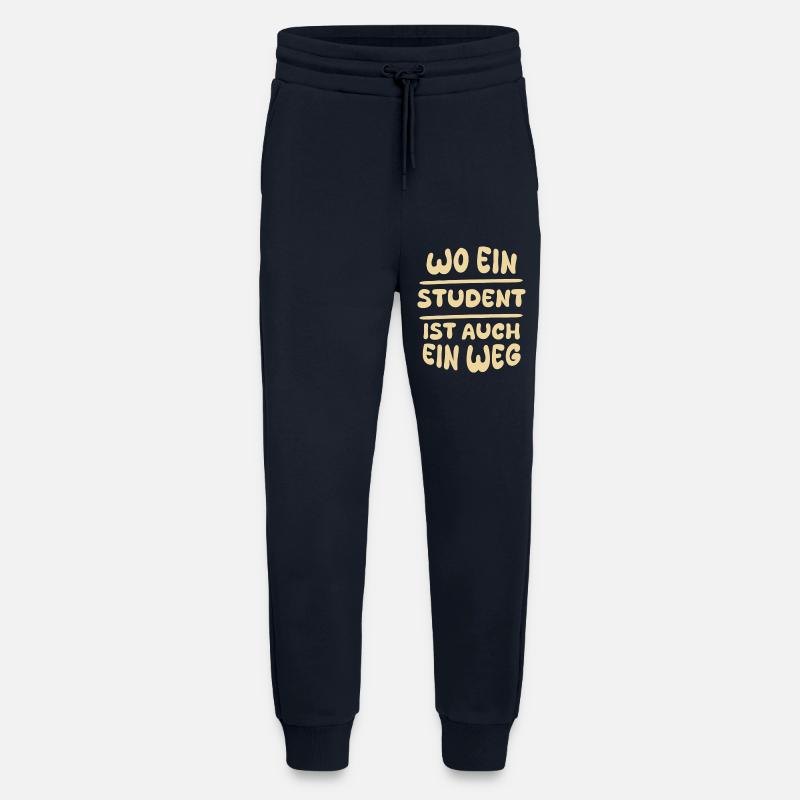Student as a student - Jogging Pants - made by SPREAD  - DARK NAVY