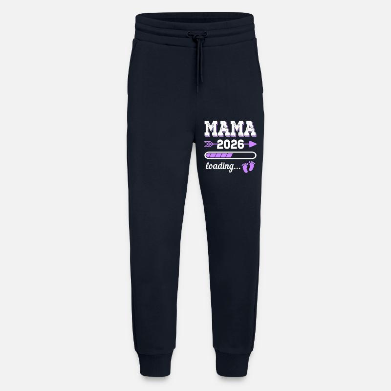 Mama 2026 Loading Schwangerschaft Geschenkidee - Jogginghose - made by SPREAD - DARK NAVY