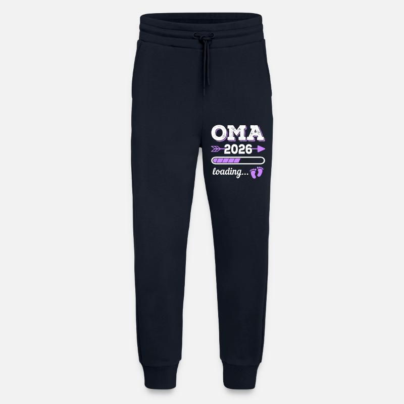 Oma 2026 Loading Schwangerschaft Geschenkidee - Jogginghose - made by SPREAD - DARK NAVY
