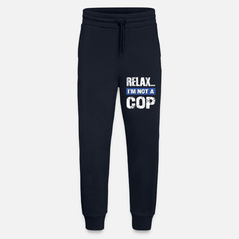 Relax I'm Not a Cop - Jogginghose - made by SPREAD - DARK NAVY