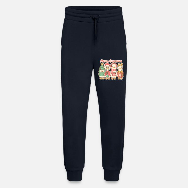 Merry Goosemas Trio, Ducklins - Jogging Pants - made by SPREAD - DARK NAVY