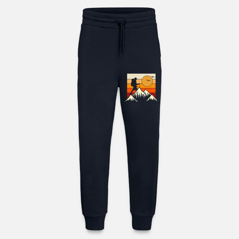 Wandern Wanderer Bergsteiger Geschenk - Jogginghose - made by SPREAD - DARK NAVY