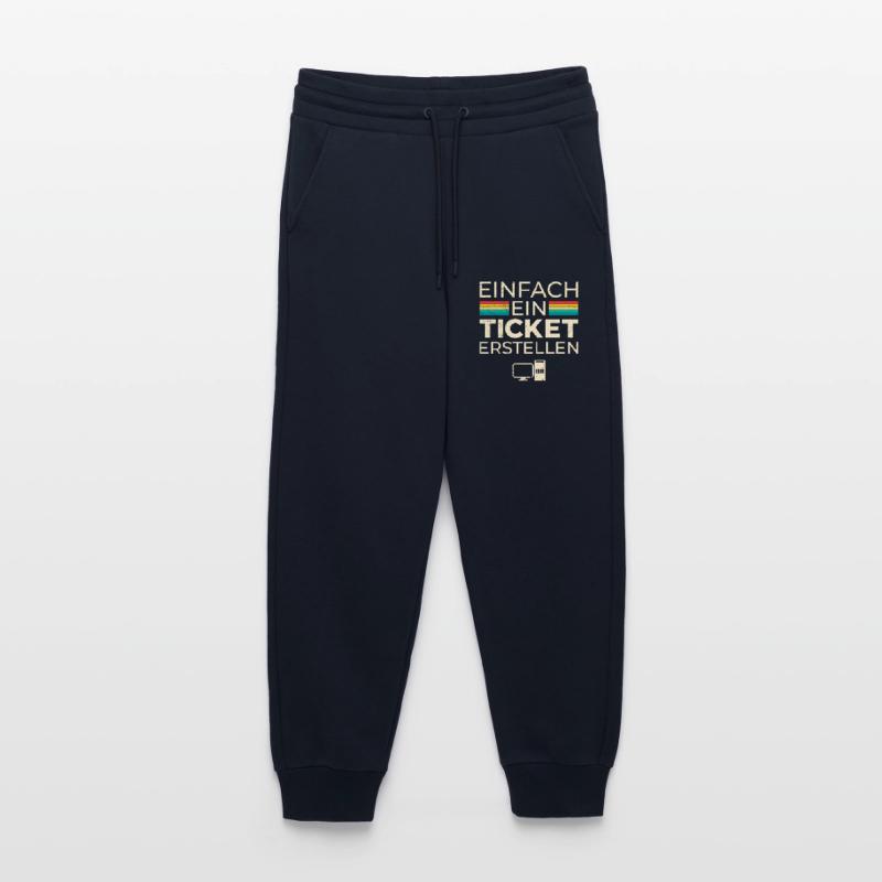 Science Coder CRÉEZ SIMPLEMENT UN BILLET DRÔLE Pantalon de jogging bio décontracté fabriqué en UE