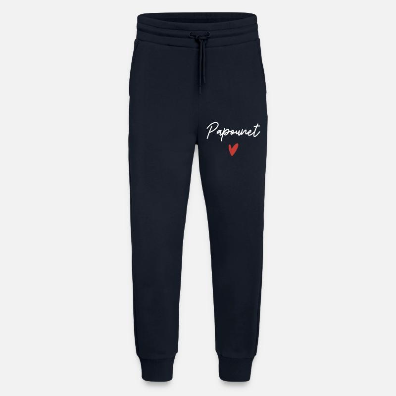 Papa Herz Geschenkidee - Jogginghose - made by SPREAD - DARK NAVY