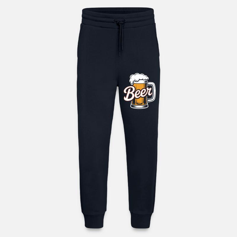 Bier – Cool Beer Logo - Jogginghose - made by SPREAD - DARK NAVY