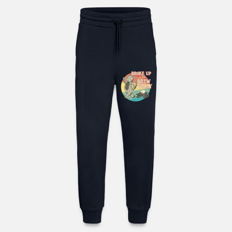 Coffee withdrawal decaffeinated ex-coffee drinker - Jogging Pants - made by SPREAD  - DARK NAVY