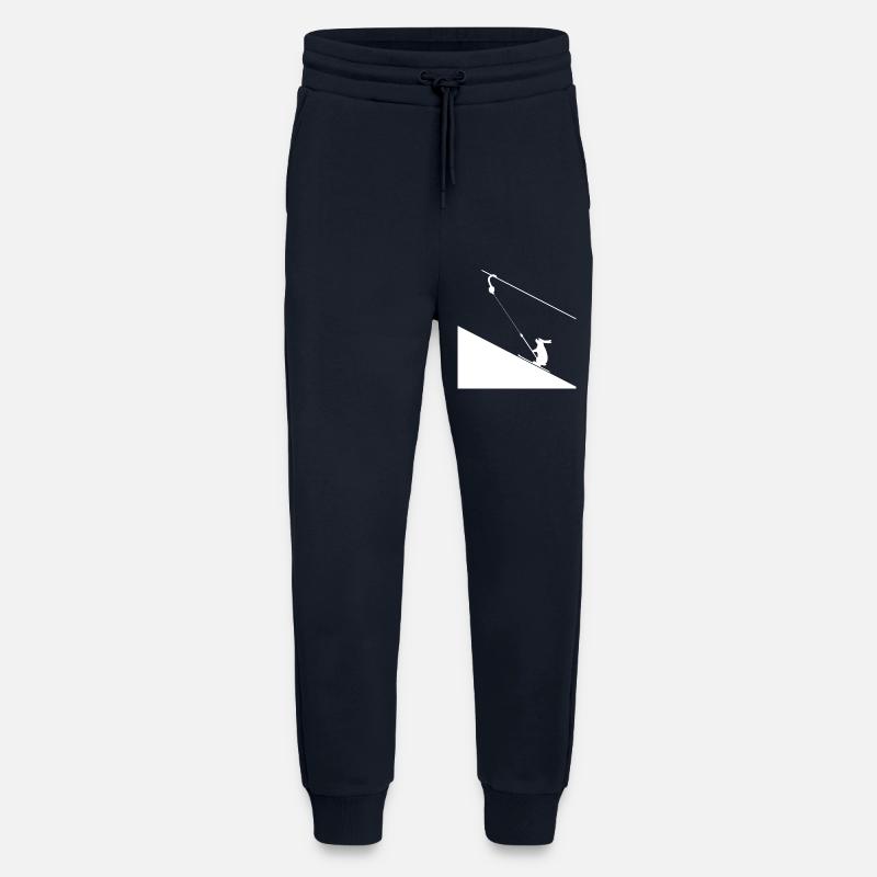 Hare climbing on rope - Jogging Pants - made by SPREAD  - DARK NAVY