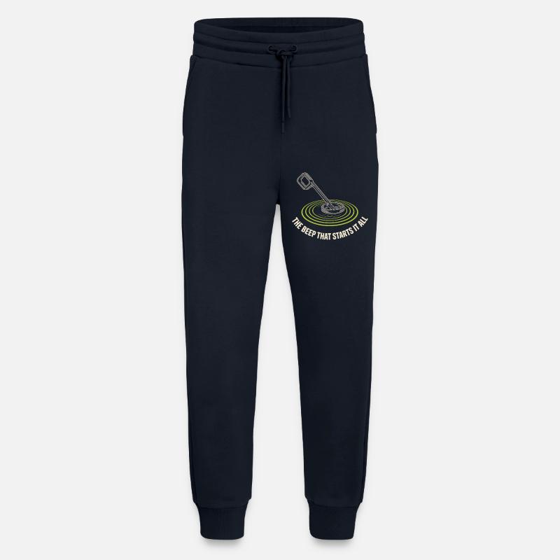 Introverted metal detector hobbyist - Jogging Pants - made by SPREAD  - DARK NAVY
