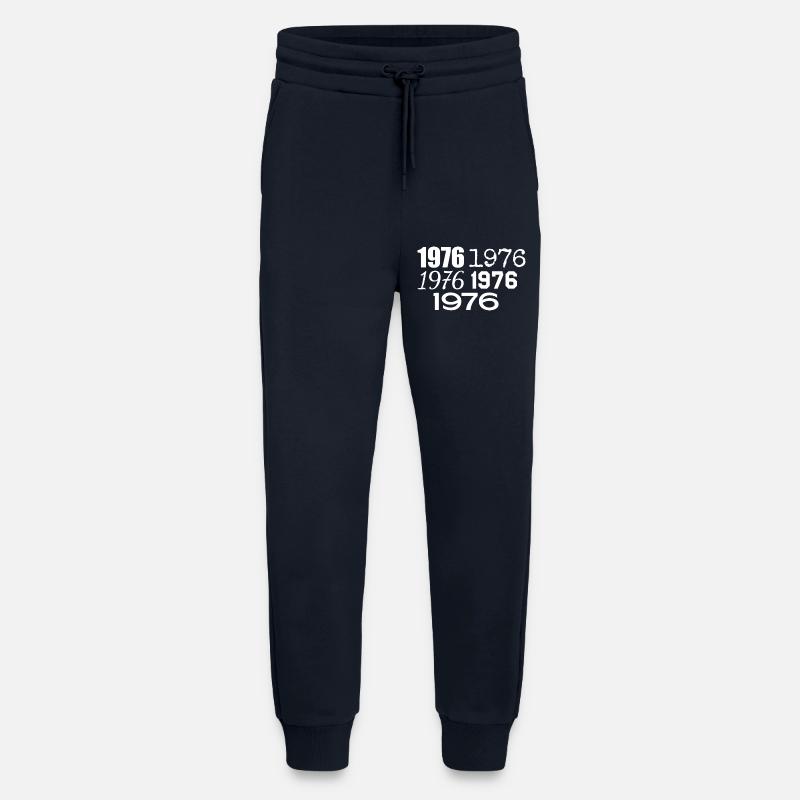 1976 - Pantalon de jogging bio décontracté fabriqué en UE - DARK NAVY