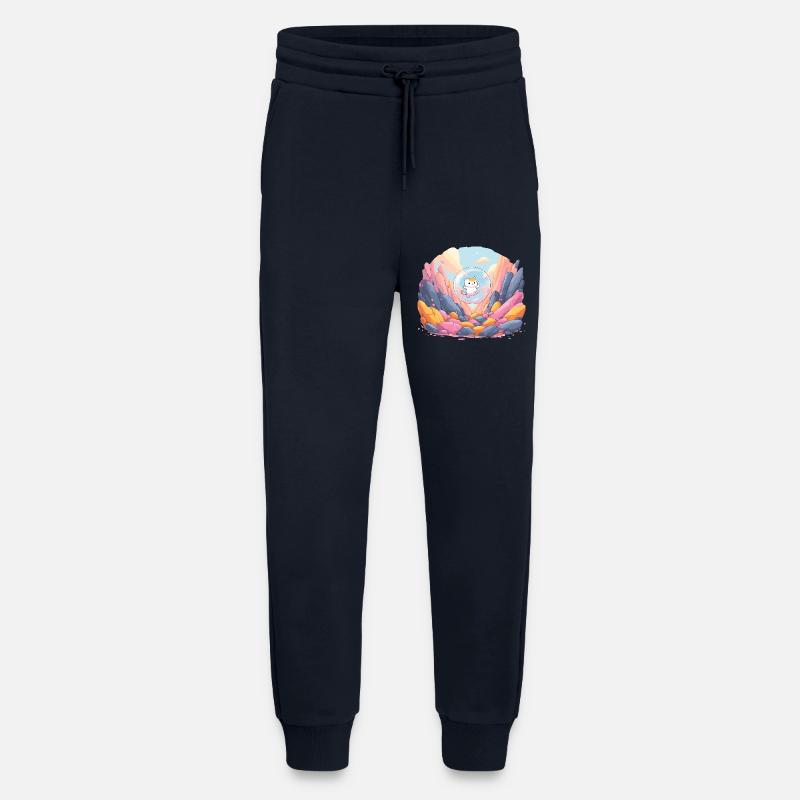 Katzenkugel im farbigen Canyon - Jogginghose - made by SPREAD - DARK NAVY