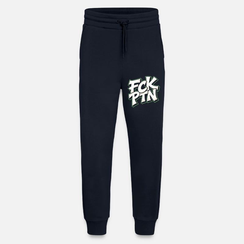 FCK PTN Anti Putin Statement - Jogginghose - made by SPREAD - DARK NAVY