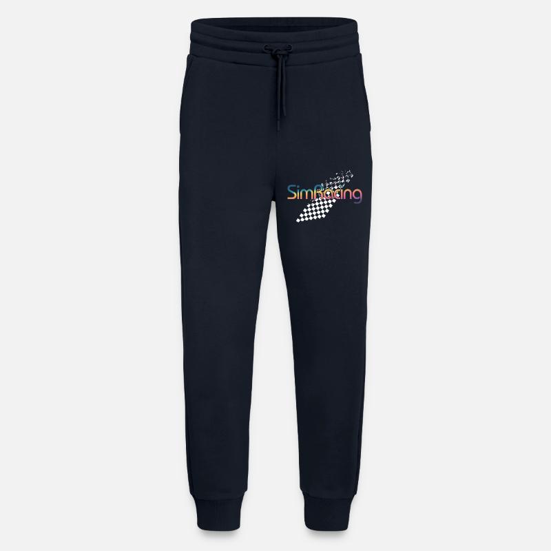 SimRacing Gradient Logo - Pantalon de jogging bio décontracté fabriqué en UE - DARK NAVY
