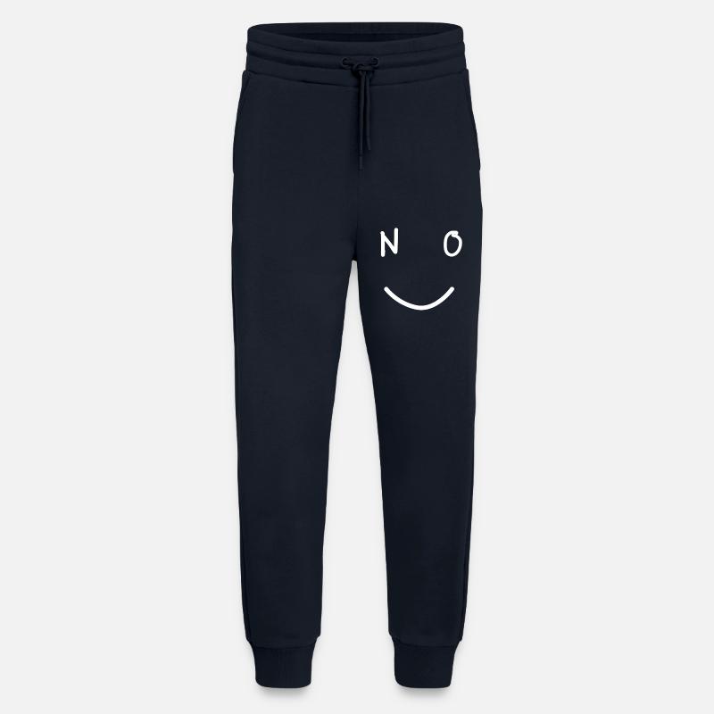 NO. Minimal Smile Statement Trend - Jogginghose - made by SPREAD - DARK NAVY