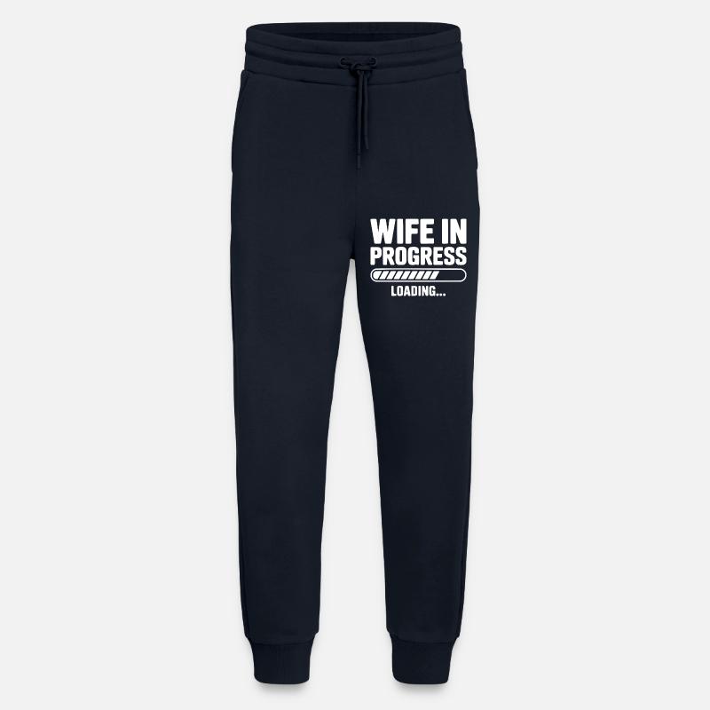Wife in Progress Loading... - Jogging Pants - made by SPREAD  - DARK NAVY