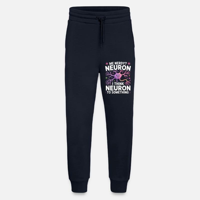 Me Nerdy? Neuron Wortwitz - Jogginghose - made by SPREAD - DARK NAVY