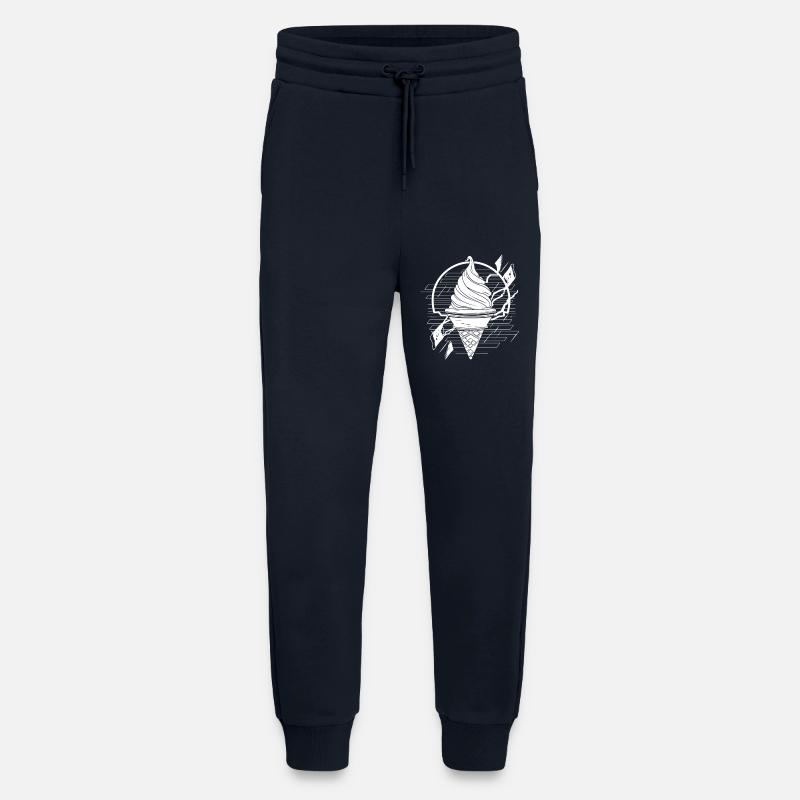 Softeis Zeichnung - Jogging Pants - made by SPREAD  - DARK NAVY