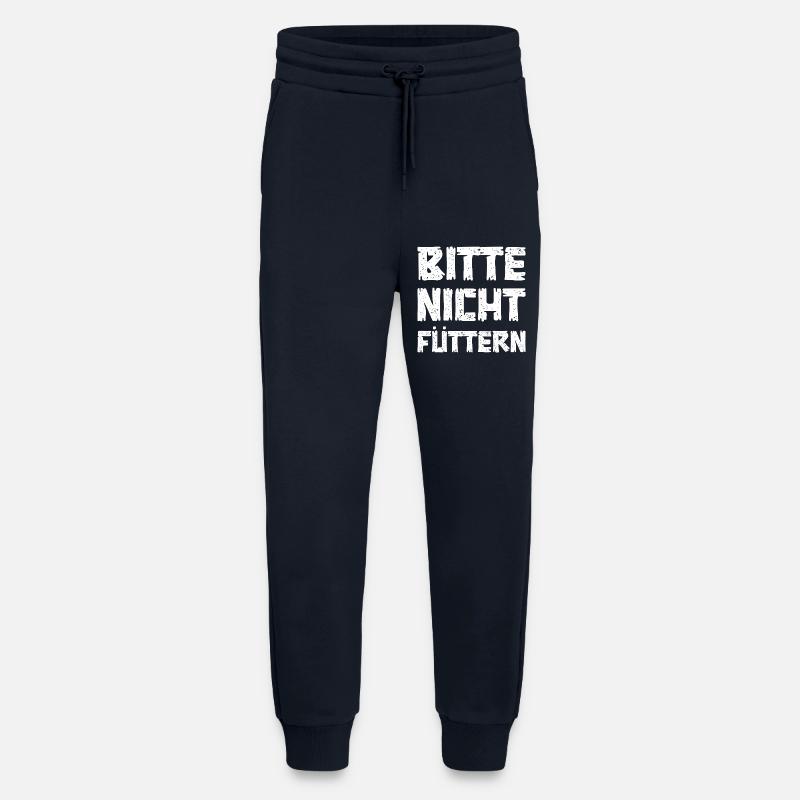 Please do not feed - Jogging Pants - made by SPREAD  - DARK NAVY