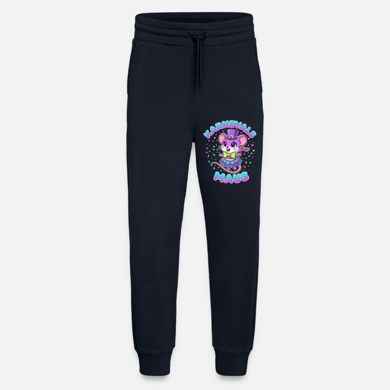 Karnevalsmaus Süß Fasching Kostüm Geschenk Kinder - Jogginghose - made by SPREAD - DARK NAVY