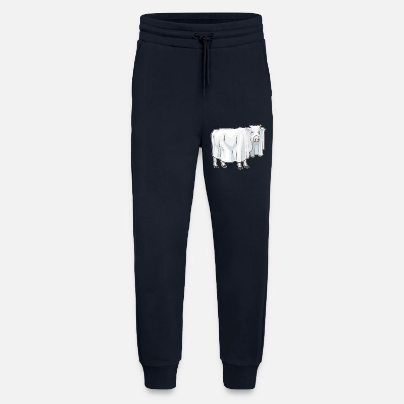 Kuh Halloween Geist - Jogginghose - made by SPREAD - DARK NAVY