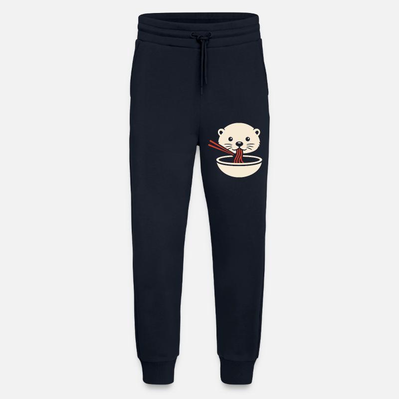 Minimal Otter Noodle Icon - Jogginghose - made by SPREAD - DARK NAVY