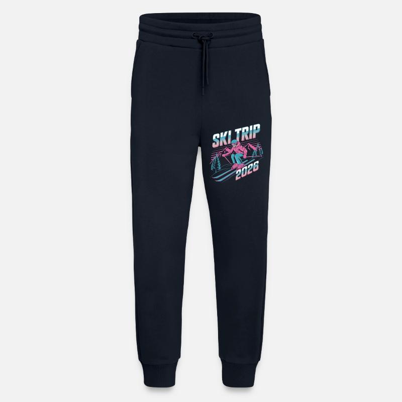 SkiTrip 2026 Retro Neon - Jogginghose - made by SPREAD - DARK NAVY