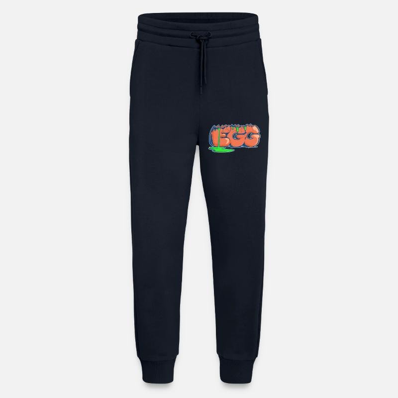 Ei, gezogenes Wort - Jogginghose - made by SPREAD - DARK NAVY