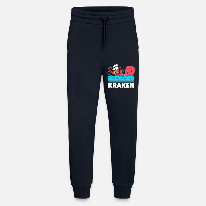 Oktopus Krake Kraken Tintenfisch - Jogginghose - made by SPREAD - DARK NAVY