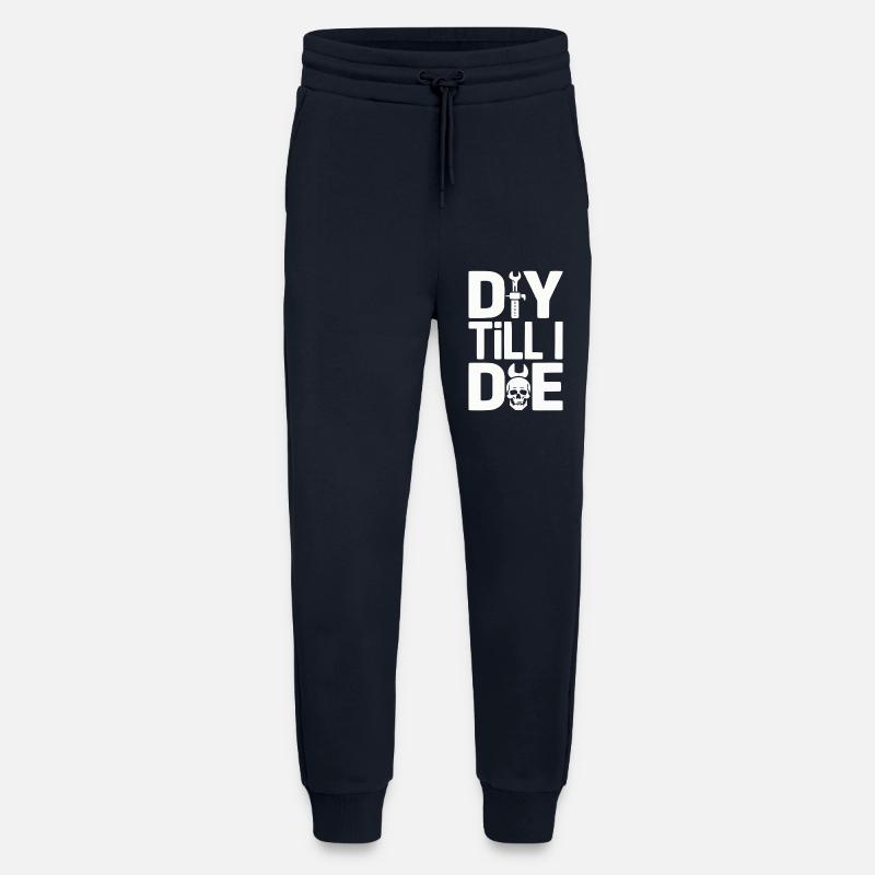 DIY Till I Die Statement - Jogginghose - made by SPREAD - DARK NAVY