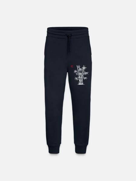 Bamboo Asian - Jogging Pants - made by SPREAD  - DARK NAVY