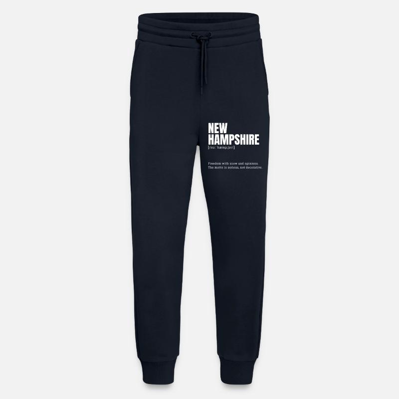 New Hampshire Schneetext - Jogginghose - made by SPREAD - DARK NAVY