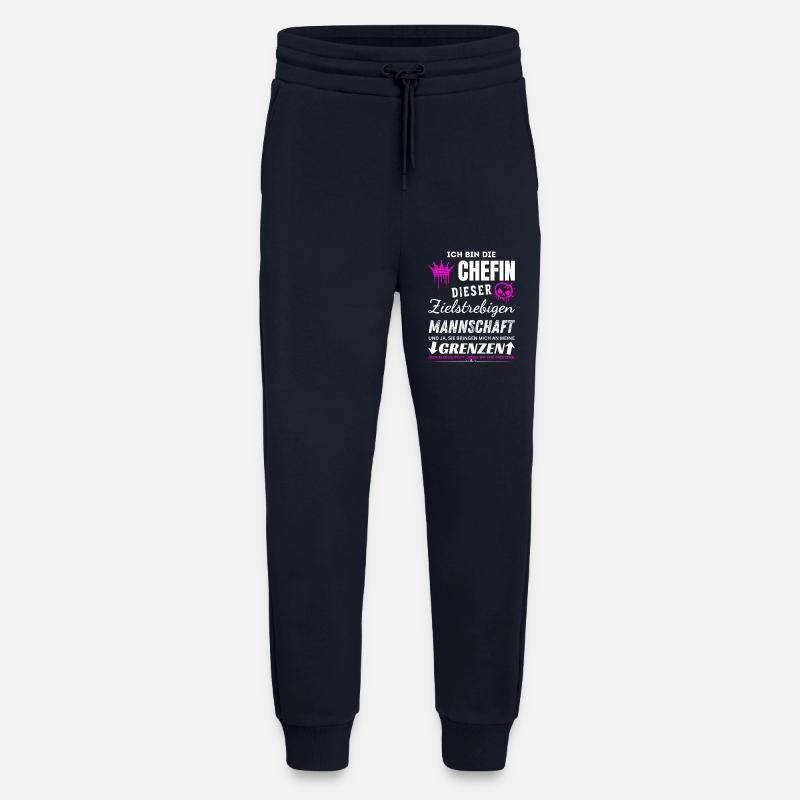 Cadeaux d’équipe déterminés par le patron - Pantalon de jogging bio décontracté fabriqué en UE - DARK NAVY