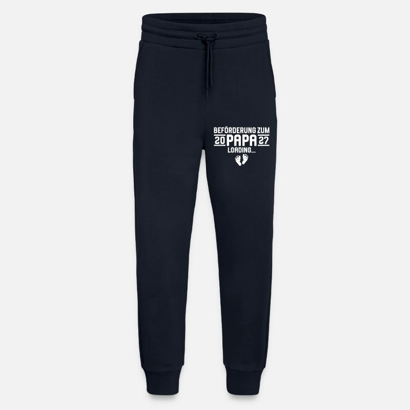 Promotion to Dad 2027 loading - Jogging Pants - made by SPREAD  - DARK NAVY