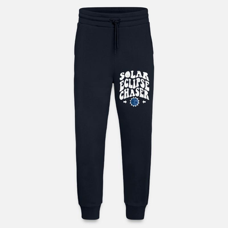 Solar eclipse chaser white - Jogging Pants - made by SPREAD  - DARK NAVY