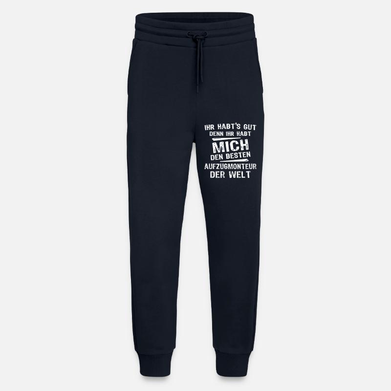 Elevator Technician - Jogging Pants - made by SPREAD  - DARK NAVY