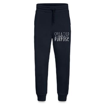 Created With A Purpose - Jogging Pants - made by SPREAD  - DARK NAVY - Front