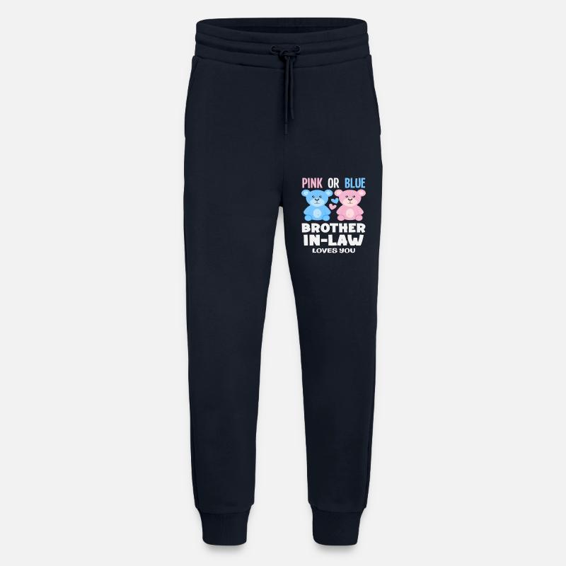 Pink Oder Blau Stiefbruder Liebt Dich - Jogginghose - made by SPREAD - DARK NAVY